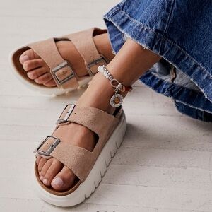 Papillio Tan Sandals - Platform